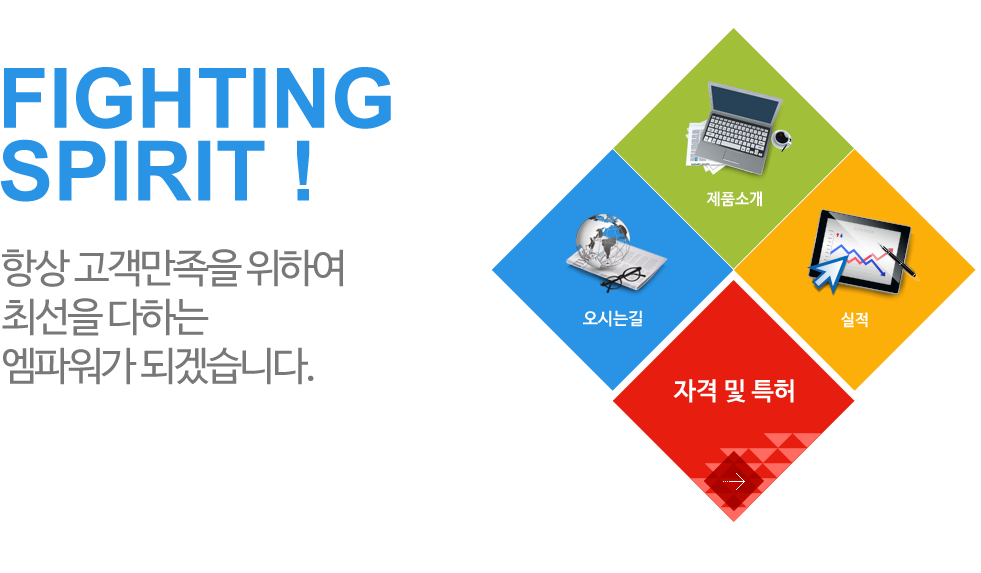 FIGHTING SPIRIT ! 포기하지 말고 끝까지!